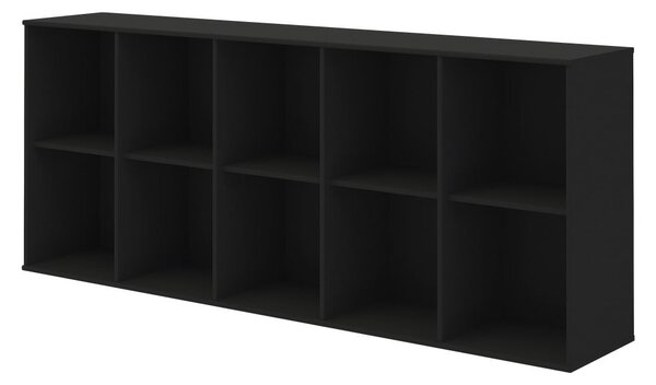 Czarny modułowy system półek 169x69 cm Mistral Kubus – Hammel Furniture