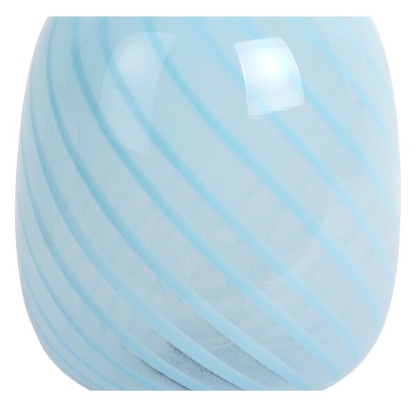 Jasnoniebieska lampa stołowa ze szklanym kloszem (wysokość 20 cm) Summer Globe – Leitmotiv