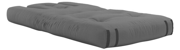 Ciemnoszary fotel rozkładany odpowiedni na zewnątrz Karup Design OUT™ Hippo Dark Grey