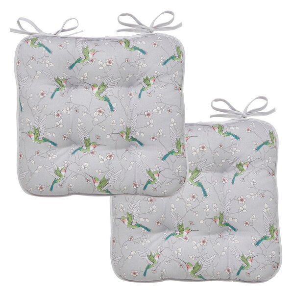 Poduszka na krzesło 34x36 cm Hummingbirds – Cooksmart ®