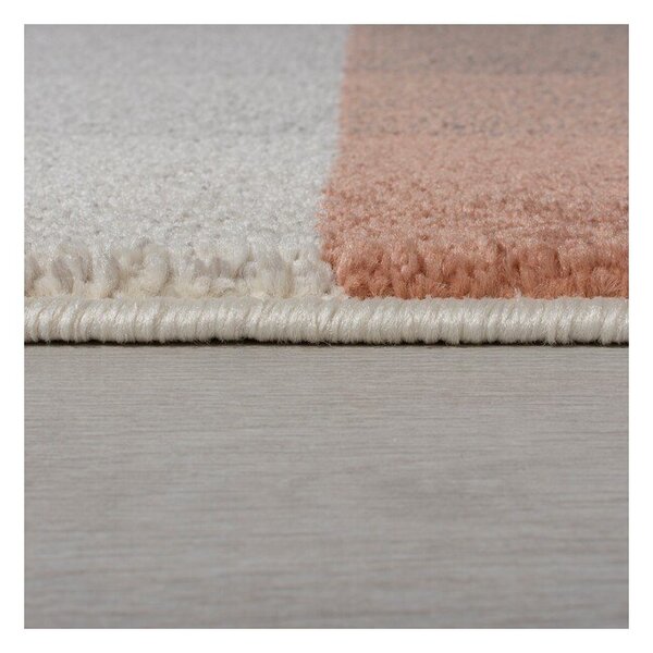 Szaro-różowy dywan Flair Rugs Plaza, 120x170 cm