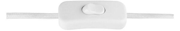 Kinkiet w biało-złotym kolorze Leitmotiv Bonnet, wys. 25 cm
