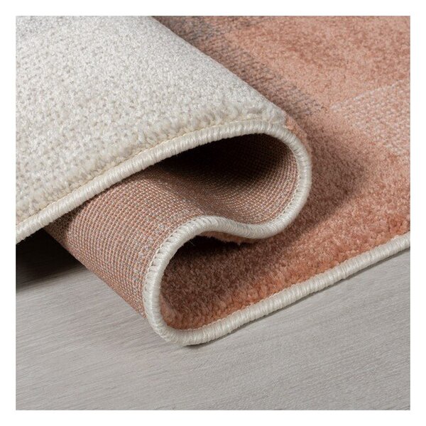 Szaro-różowy dywan Flair Rugs Plaza, 120x170 cm