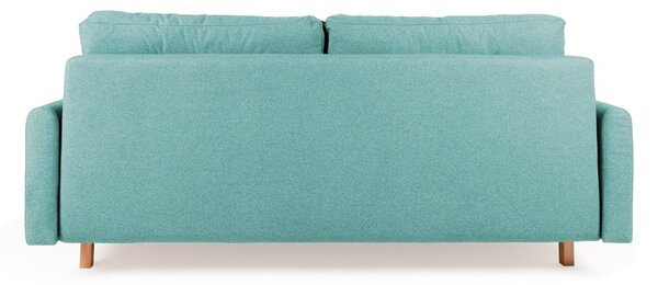 Turkusowa sofa rozkładana Bonami Selection Pop