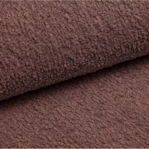 Czerwona rozkładana sofa z materiału bouclé 215 cm Patti – Bonami Selection