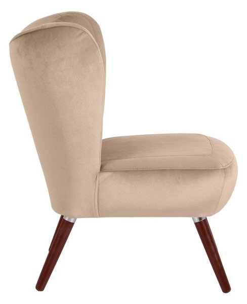 Beżowy fotel Max Winzer Sari Velvet
