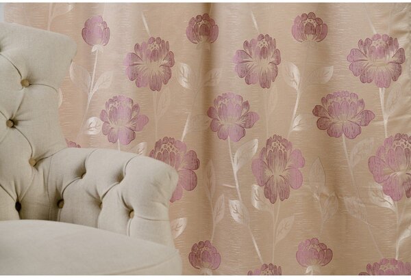 Beżowa zasłona 140x245 cm Izolde – Mendola Fabrics