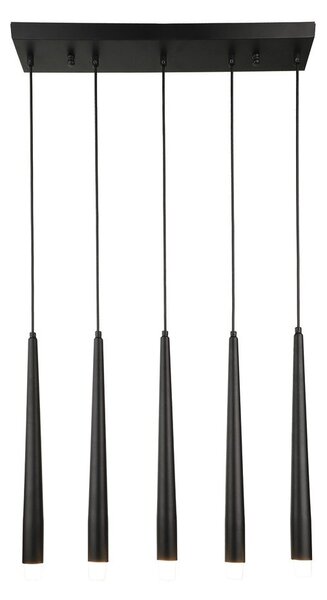 Czarna lampa wisząca Agusta – Squid Lighting