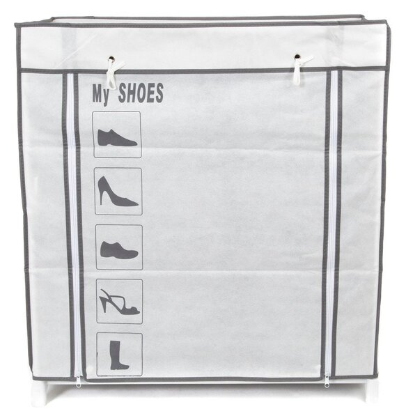 Materiałowa szafka na buty z 25 przegródkami Compactor Shoes