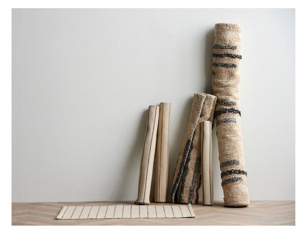 Beżowy dywan z mieszanki bawełny 75x150 cm Line – Södahl