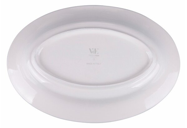 Ceramiczny talerz do serwowania VDE Tivoli 1996 Face to Grey, 48 x 33 cm