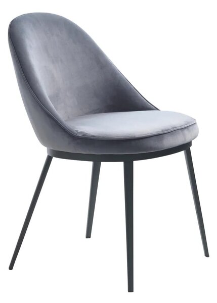 Szare krzesło Gain – Unique Furniture