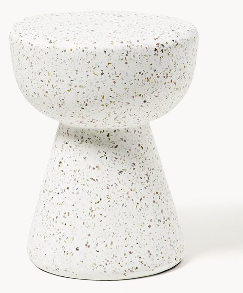 Stolik pomocniczy z wzorem terrazzo Lars