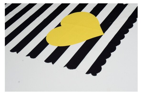 Bieżnik 45x140 cm Black Stripes – Minimalist Cushion Covers