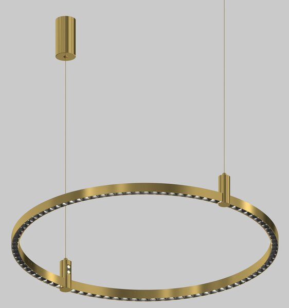 Ledowa lampa wisząca Diamante No.2 CO1 100 cm złota Altavola Design