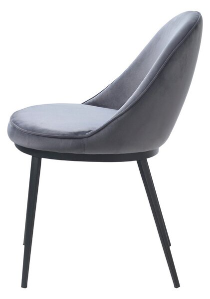 Szare krzesło Gain – Unique Furniture