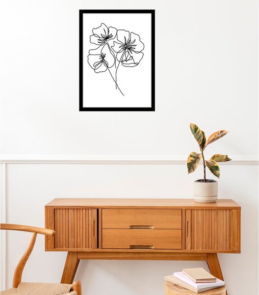 Plakat 29x41 cm Black Poppy – Veronika Boulová