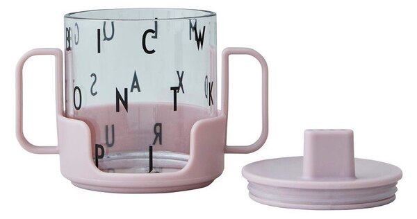 Jasnofioletowy kubek dla dzieci Design Letters Grow With Your Cup