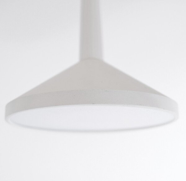 Biała lampa wisząca SULION Rita, wys. 100 cm
