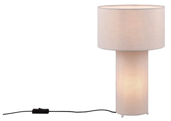 Jasnoszara lampa stołowa (wys. 40 cm) Bale – Trio