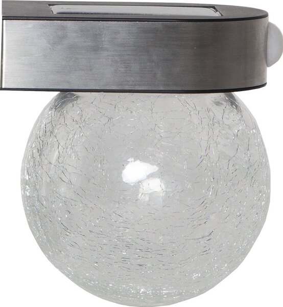 Ogrodowy kinkiet solarny LED Star Trading Glory, wys. 14,5 cm