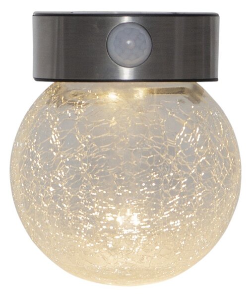 Ogrodowy kinkiet solarny LED Star Trading Glory, wys. 14,5 cm