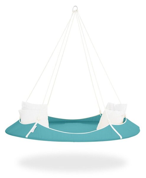 Niebieska huśtawka ogrodowa – Hangout Pod