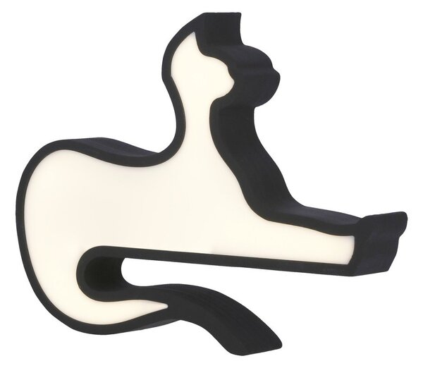 Czarna lampka dziecięca Cat – Candellux Lighting