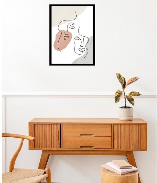 Plakat 29x41 cm Two Faces – Veronika Boulová