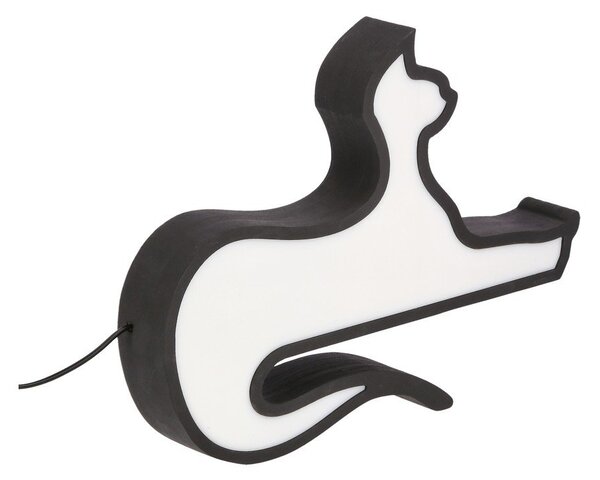 Czarna lampka dziecięca Cat – Candellux Lighting