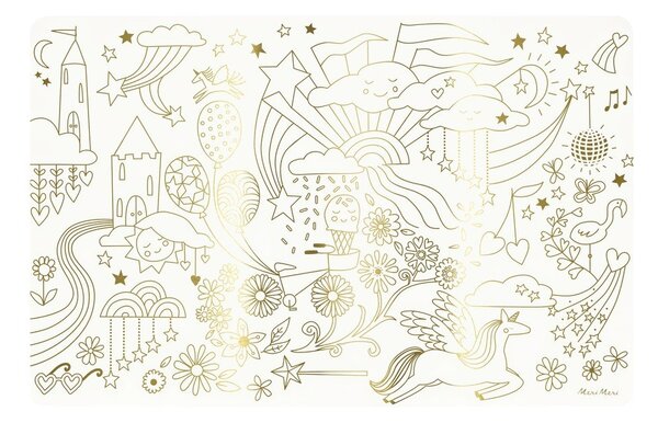 Papierowe maty stołowe zestaw 8 szt. 28x42.5 cm Happy Icons – Meri Meri