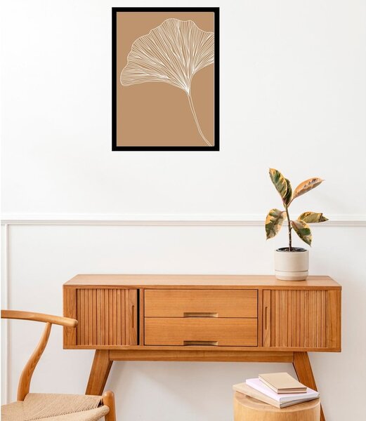 Plakat 29x41 cm Gingko – Veronika Boulová