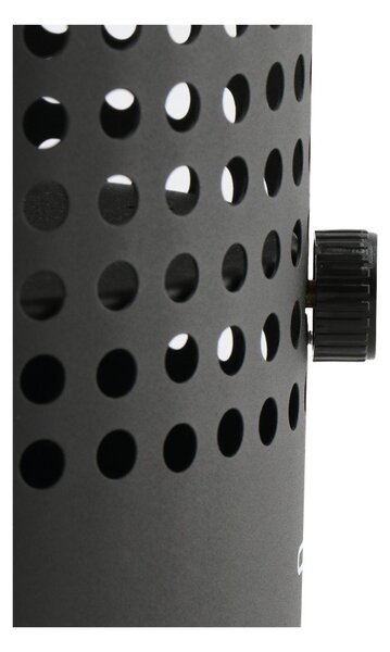Czarna lampa gazowa Cosi Drop, wys. 37 cm