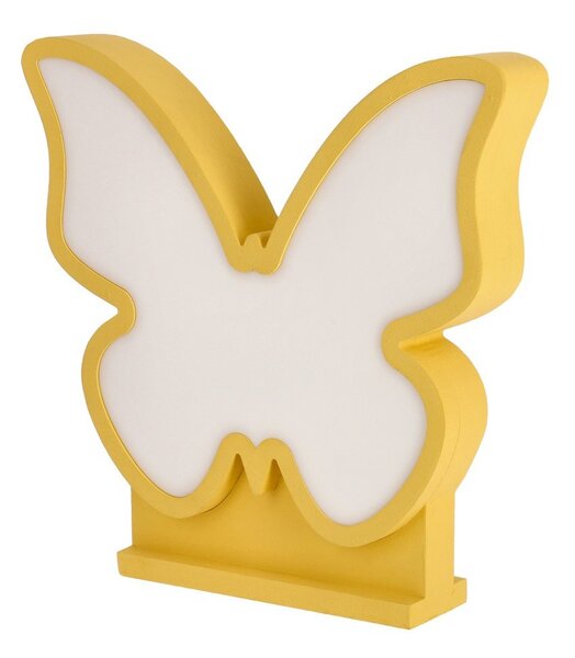 Żółta lampka dziecięca Butterfly – Candellux Lighting