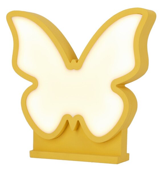Żółta lampka dziecięca Butterfly – Candellux Lighting