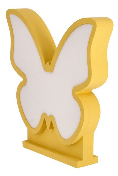 Żółta lampka dziecięca Butterfly – Candellux Lighting