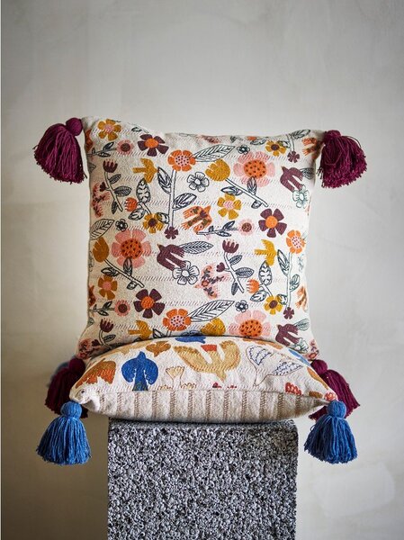 Poduszka dekoracyjna z mieszanki bawełny 45x45 cm Vivielle – Bloomingville
