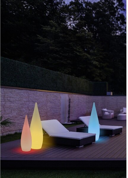 Solarna lampa zewnętrzna LED ø 25 cm Palmas – Reality