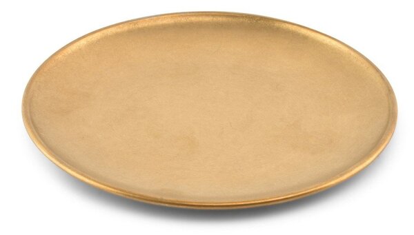 Metalowy talerz deserowy w kolorze złota ø 17 cm Serve – BonBistro