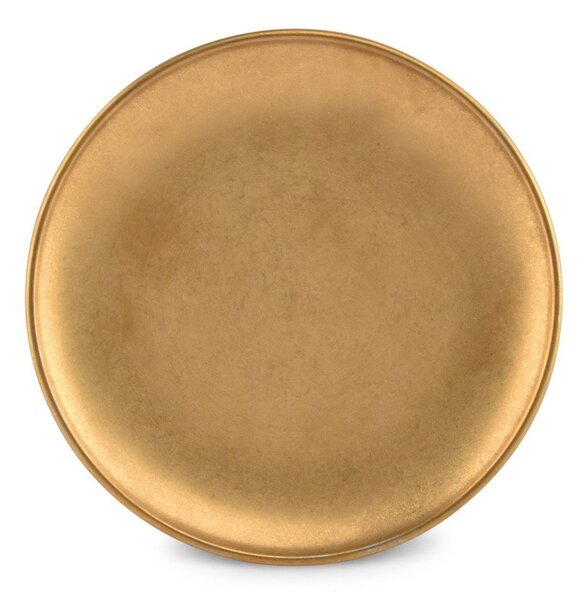 Metalowy talerz deserowy w kolorze złota ø 17 cm Serve – BonBistro