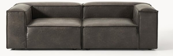 Sofa modułowa ze skóry z recyklingu Lennon (3-osobowa)