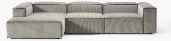 Narożna sofa modułowa ze sztruksu Lennon (4-osobowa)