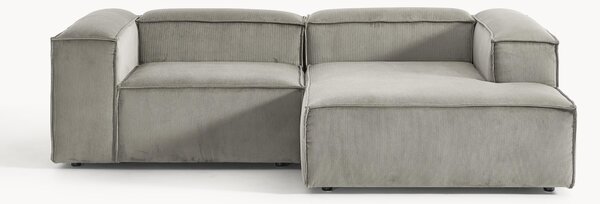 Narożna sofa modułowa ze sztruksu Lennon (2-osobowa)
