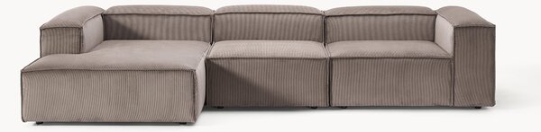 Narożna sofa modułowa ze sztruksu Lennon (4-osobowa)
