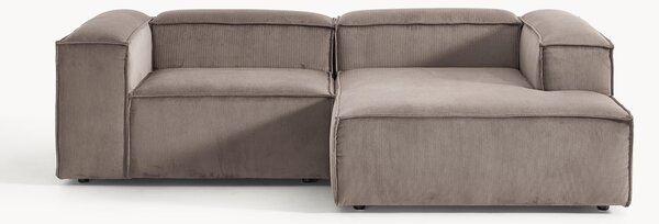 Narożna sofa modułowa ze sztruksu Lennon (2-osobowa)