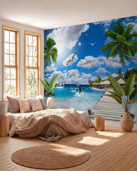 Fototapety Rajska Wyspa, Fototapety Morze i Plaża, u06969 : Uwalls.pl