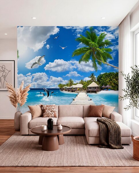 Fototapety Rajska Wyspa, Fototapety Morze i Plaża, u06969 : Uwalls.pl