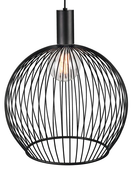 Lampa Wisząca DFTP by Nordlux, Aver, ściemnialny, czarny, salon, metal, skandynawski