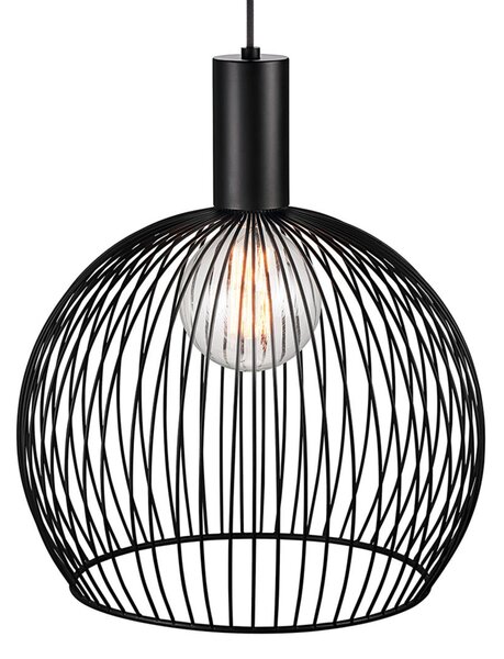 Lampa Wisząca DFTP by Nordlux, Aver, ściemnialny, czarny, salon, metal, skandynawski
