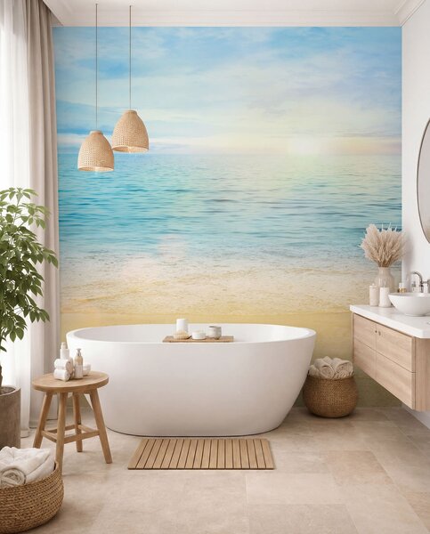 Fototapety Woda, chmura i niebo, Fototapety Morze i Plaża, u57176 : Uwalls.pl